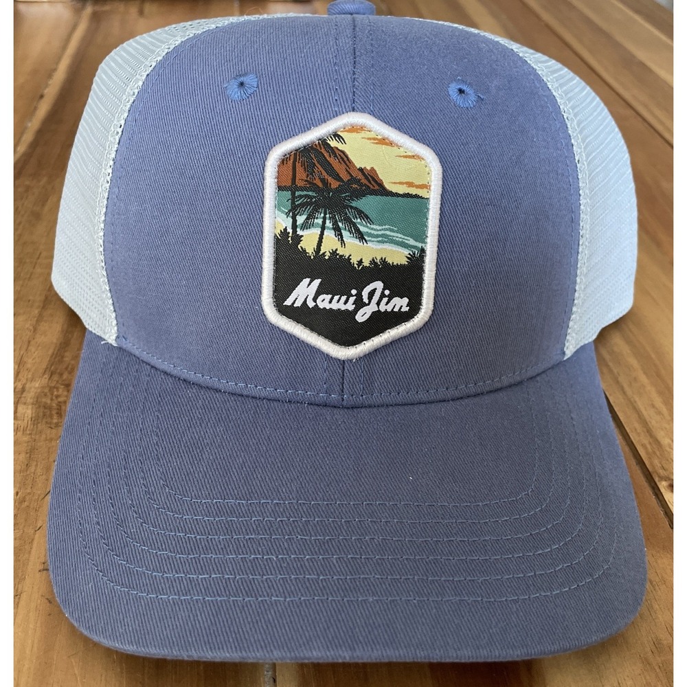 New‎ Maui Jim Trucker Hat with  Scenic Hawaii Patch